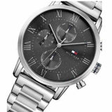 Tommy Hilfiger Daniel Black Dial Silver Steel Strap Watch for Men - 1710413 Buy Now By Tommy Hilfiger