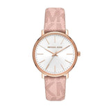 Michael Kors Pyper Quartz White Dial Pink Leather Strap Watch For Women - MK2859 Buy Now By Michael Kors
