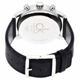 Calvin Klein City Chronograph Silver Dial Black Leather Strap Watch for Men - K2G271C6 Buy Now By Calvin Klein
