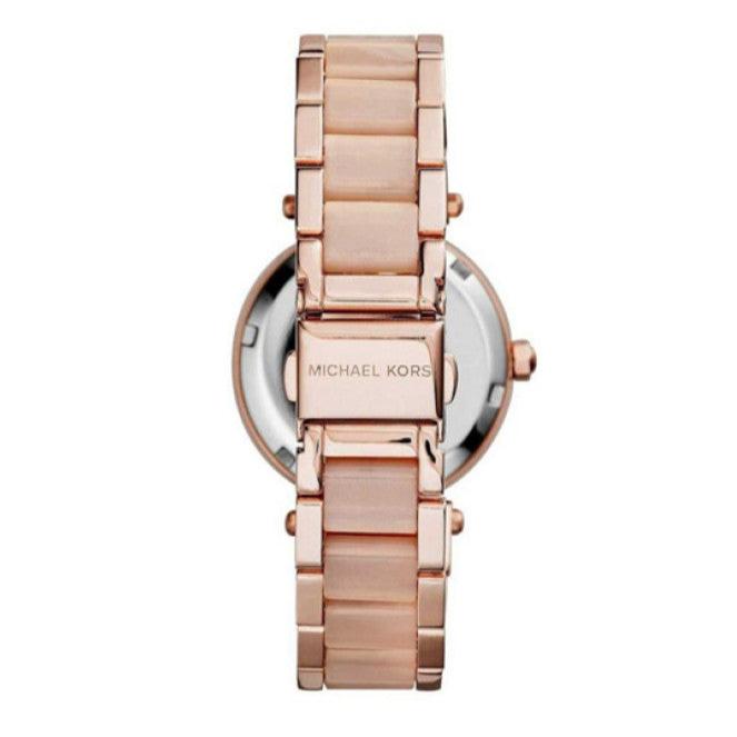 Michael Kors Parker Pink Dial Two Tone Steel Strap Watch for Women - MK6110 Buy Now By Michael Kors