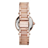 Michael Kors Parker Pink Dial Two Tone Steel Strap Watch for Women - MK6110 Buy Now By Michael Kors