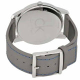 Calvin Klein City Silver Dial Grey Leather Strap Watch for Men - K2G211Q4 Buy Now By Calvin Klein