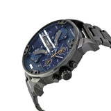 Diesel Big Daddy 2.0 Chronograph Blue Dial Grey Steel Strap Watch For Men - DZ7331 Buy Now By Diesel