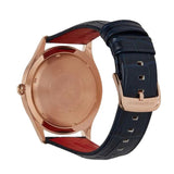 Emporio Armani Classic Silver Dial Blue Leather Strap Watch For Men - AR11131 Buy Now By Emporio Armani