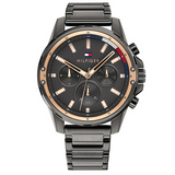 Tommy Hilfiger Mason Grey Dial Grey Steel Strap Watch for Men - 1791790 Buy Now By Tommy Hilfiger