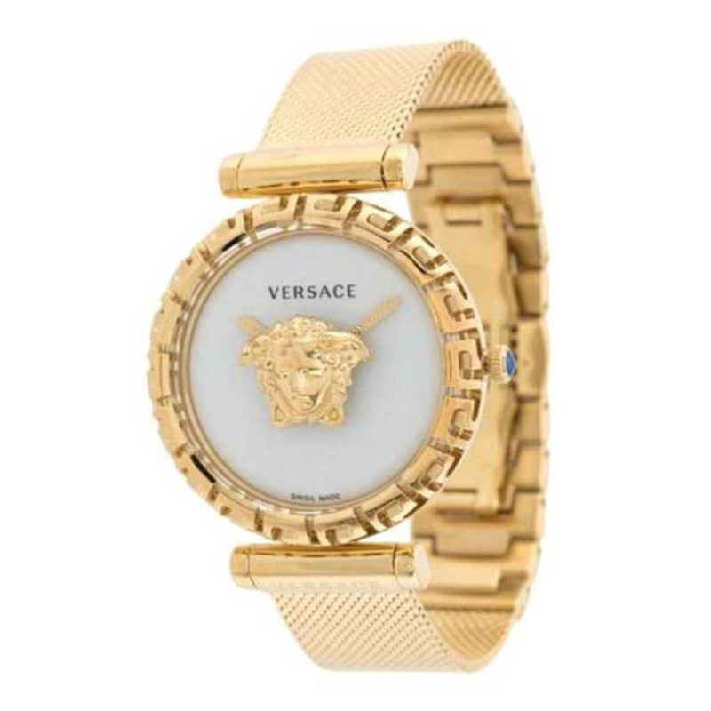 Versace Palazzo Empire Greca White Dial Gold Mesh Bracelet Watch for Women - VEDV00619 Buy Now By Versace