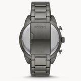 Fossil Bronson Chronograph Blue Dial Grey Steel Strap Watch for Men - FS5711 Buy Now By Fossil