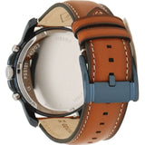 Fossil Grant Chronograph Blue Dial Brown Leather Strap Watch for Men - FS5151 Buy Now By Fossil