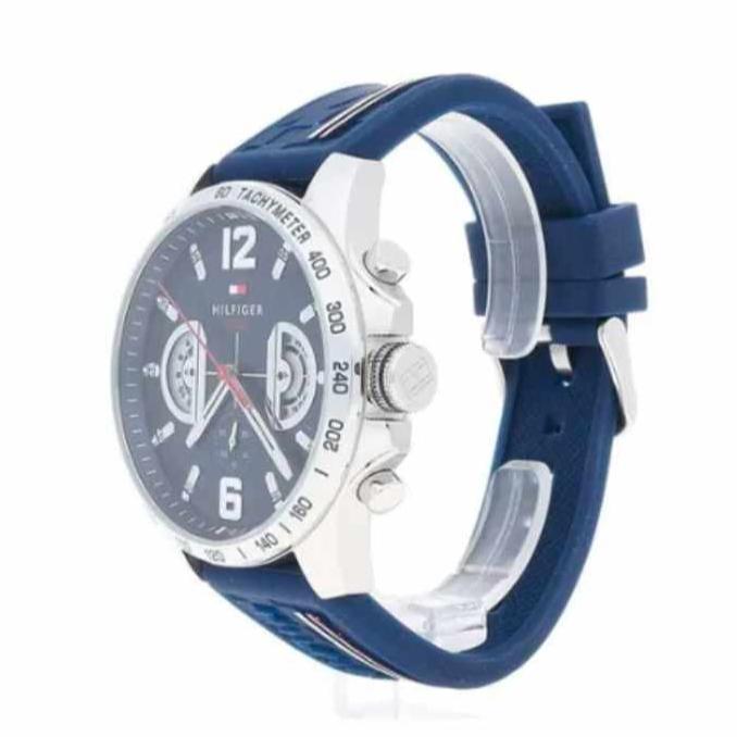 Tommy Hilfiger Decker Blue Dial Blue Rubber Strap Watch for Men - 1791476 Buy Now By Tommy Hilfiger