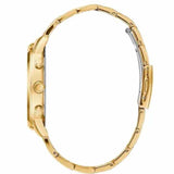 Guess Hendrix Multifunction Black Dial Gold Steel Strap Watch for Men - W1309G2 Buy Now By Guess