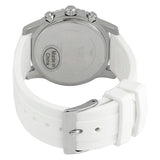 Guess Confetti Crystal Black Dial White Silicone Strap Watch For Women - W1098L1 Buy Now By Guess