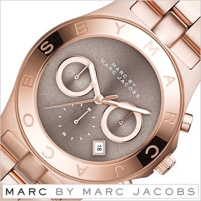 Marc Jacobs Blade Chronograph Brown Dial Rose Gold Steel Strap Watch for Women - MBM3308 Buy Now By Marc Jacobs