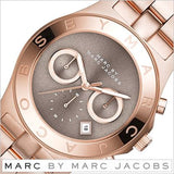 Marc Jacobs Blade Chronograph Brown Dial Rose Gold Steel Strap Watch for Women - MBM3308 Buy Now By Marc Jacobs