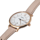 Fossil Jacqueline White Dial Pink Leather Strap Watch for Women - ES3988 Buy Now By Fossil