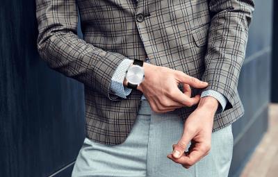 Movado Sapphire Silver Dial Black Leather Strap Watch for Men - 606694 Buy Now By Movado