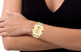 Movado Bold Gold Dial Yellow Gold Steel Strap Watch for Women - 3600104 Buy Now By Movado