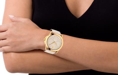 Gucci G Timeless Quartz White Dial White Leather Strap Watch For Women - YA1264033A Buy Now By Gucci
