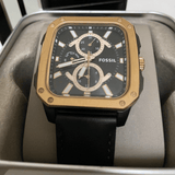 Fossil Multifunction Black Dial Black Leather Strap Watch for Men - BQ2654 Buy Now By Fossil