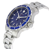 Movado Series 800 Blue Dial Silver Steel Strap Watch For Men - 2600137 Buy Now By Movado