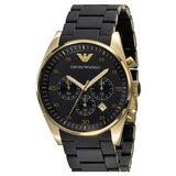 Emporio Armani Sportivo Quartz Black Dial Black Steel Strap Watch For Men - AR8023 Buy Now By Emporio Armani