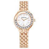 Swarovski Lovely Crystals Mother of Pearl Dial Rose Gold Steel Strap Watch for Women - 5261496 Buy Now By Swarovski