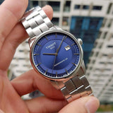 Tissot Luxury Powermatic 80 Blue Dial Silver Steel Strap Watch For Men - T086.407.11.041.00 Buy Now By Tissot