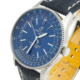 Breitling Navitimer Automatic 41 Blue Dial Blue Leather Strap Watch for Men - A17326161C1P3 Buy Now By Breitling