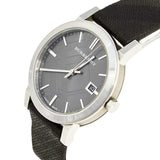 Burberry Heritage Grey Dial Black Leather Strap Watch for Men - BU9024 Buy Now By Burberry