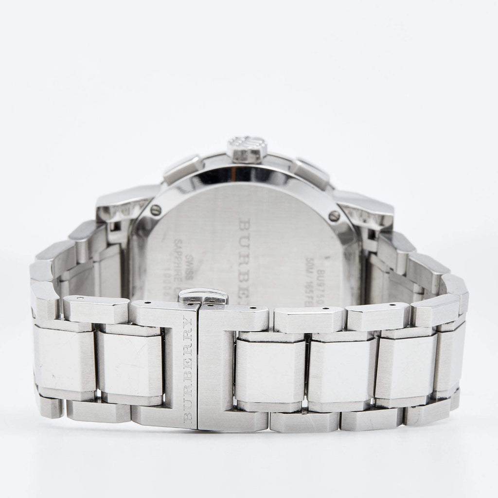 Burberry The City White Dial Silver Steel Strap Watch for Men - BU9750 Buy Now By Burberry