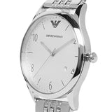 Emporio Armani Classic Silver Dial Silver Steel Strap Watch For Men - AR1867 Buy Now By Emporio Armani