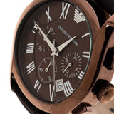 Emporio Armani Valente Classic Brown Dial Brown Leather Strap Watch For Men - AR1609 Buy Now By Emporio Armani