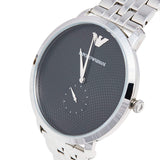 Emporio Armani Classic Quartz Black Dial Silver Steel Strap Watch For Men - AR11161 Buy Now By Emporio Armani