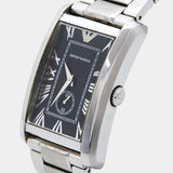 Emporio Armani Classic Analog Black Dial Silver Steel Strap Watch For Men - AR1608 Buy Now By Emporio Armani