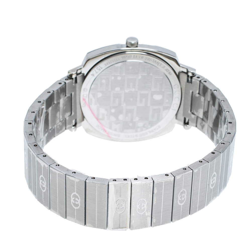 Gucci Grip Disney Mickey Mouse Silver Dial Silver Steel Strap Watch For Women - YA157418 Buy Now By Gucci