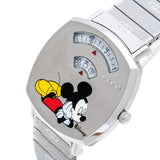 Gucci Grip Disney Mickey Mouse Silver Dial Silver Steel Strap Watch For Women - YA157418 Buy Now By Gucci