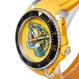 Gucci Dive Tiger Yellow Dial Yellow Rubber Strap Watch For Men - YA136317 Buy Now By Gucci