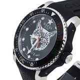 Gucci Dive Feline Black Dial Black Rubber Strap Watch For Men - YA136323 Buy Now By Gucci