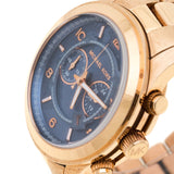 Michael Kors Runway Stop Hunger Quartz Blue Dial Rose Gold Steel Strap Watch For Men - MK8358 Buy Now By Michael Kors