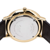 Movado Ultra Slim Blue Dial Brown Leather Strap Watch For Men - 0607088 Buy Now By Movado