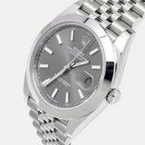 Rolex Datejust 41 Oyster Grey Dial Silver Oystersteel Bracelet Watch for Men - M126300-0008 Buy Now By Rolex