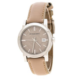 Burberry The City Beige Dial Beige Leather Strap Watch for Women - BU9107 Buy Now By Burberry