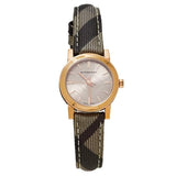 Burberry The City Pink Dial Brown Leather Strap Watch for Women - BU9236 Buy Now By Burberry