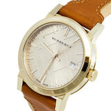 Burberry The City Gold Dial Brown Leather Strap Watch for Women - BU9133 Buy Now By Burberry