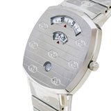 Gucci Grip Quartz Silver Dial Silver Steel Strap Watch For Women - YA157410 Buy Now By Gucci