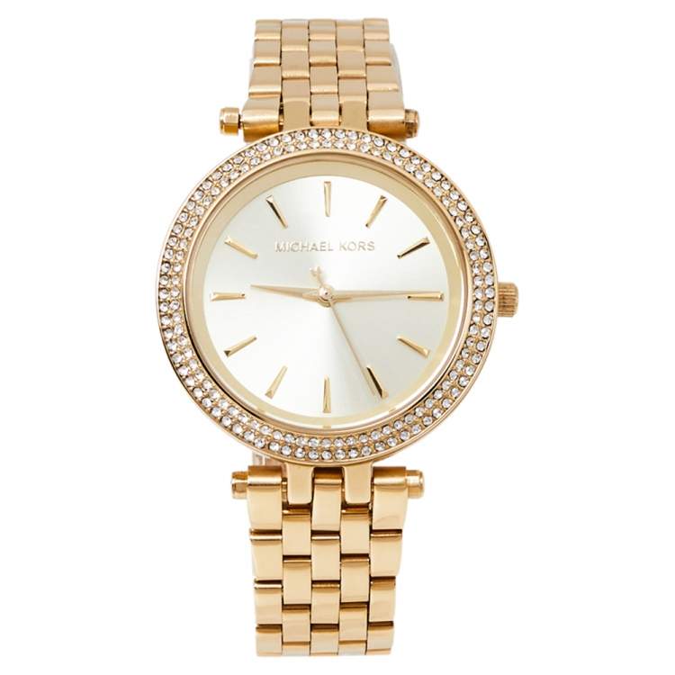 Michael Kors Darci Gold Dial Gold Steel Strap Watch for Women - MK3430 Buy Now By Michael Kors