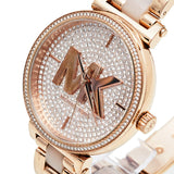 Michael Kors Sofie Quartz Crystals Crystals Rose Gold Dial Rose Gold Steel Strap Watch For Women - MK4336 Buy Now By Michael Kors
