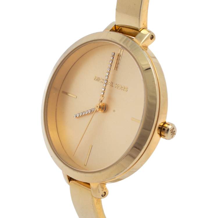 Michael Kors Jaryn Quartz Gold Dial Gold Steel Strap Watch For Women - MK3734 Buy Now By Michael Kors