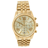 Michael Kors Lexington Chronograph Gold Dial Gold Steel Strap Watch for Women - MK5556 Buy Now By Michael Kors