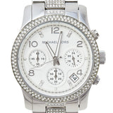 Michael Kors Runway White Dial Silver Steel Strap Watch for Women - MK5825 Buy Now By Michael Kors