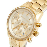 Michael Kors Ritz Gold Dial Gold Steel Strap Watch for Women - MK6356 Buy Now By Michael Kors
